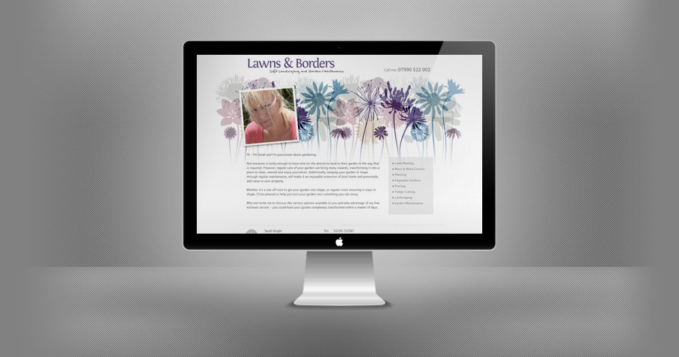 Lawns & Borders Website Design